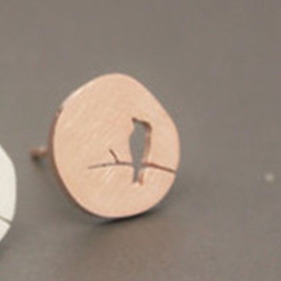 🐦Dainty & Delicate Bird on a Branch Earrings - Picture 8 of 8